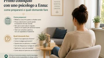 Primo colloquio con uno psicologo a Enna 66062303